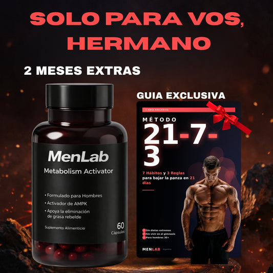 60 Días de Menlab + Guia Exclusiva Método 21-7-3 Para Potenciar Resultados