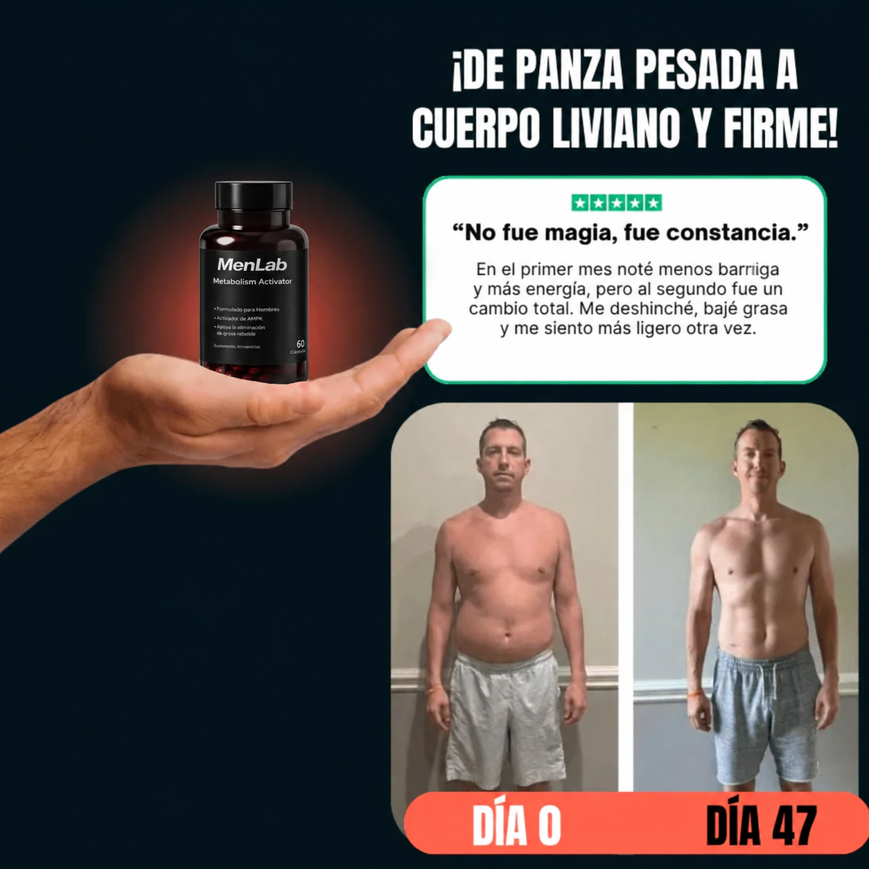 MenLab® - Recuperá un aspecto firme y masculino.